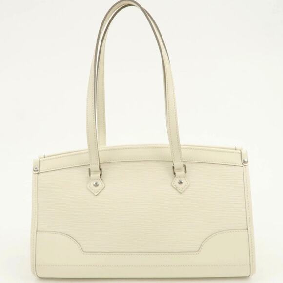 💎✨Beautiful✨💎Authentic Louis Vuitton Epi Madeleine PM Hand Bag Ivoire White - Picture 3 of 16